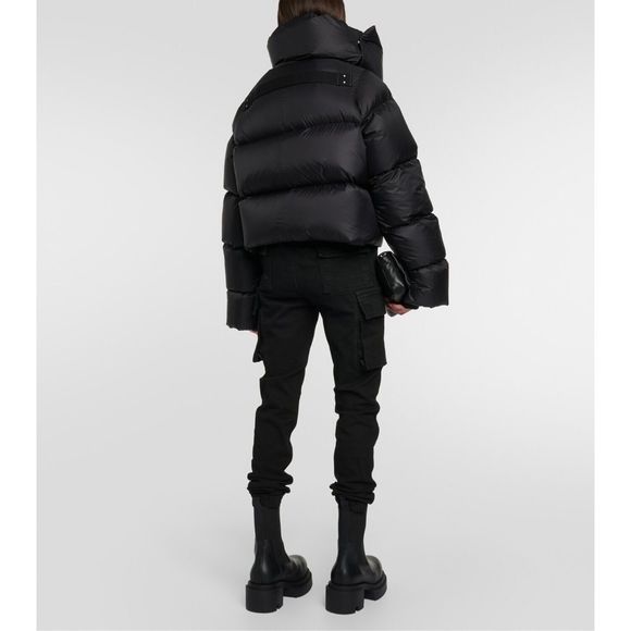 Rick Owens Funnel Neck Down Puffer Jacket US 8 $2140 - Picture 2 of 15